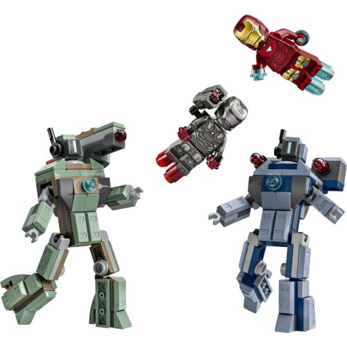 LEGO® Marvel Vasember és Hadigép vs. Hammer-drónok