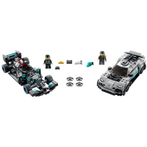 LEGO® Speed Champions Mercedes-AMG F1 W12 E Performance y Mercedes-AMG Project One