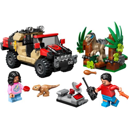 LEGO® Jurassic World™ Terepjárós menekülés a raptor elől
