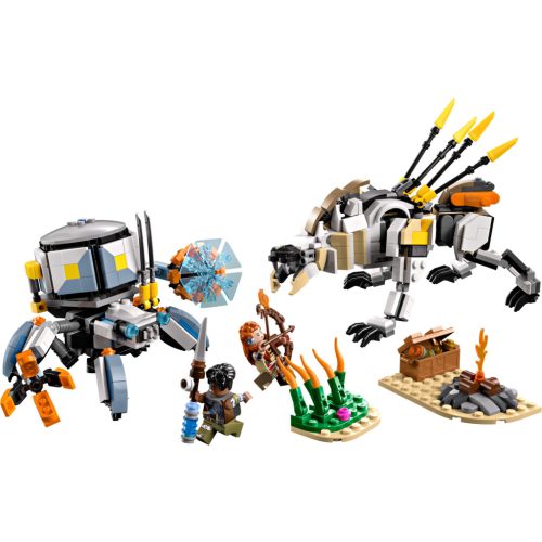 LEGO® Horizon Adventures Aloy és Varl a páncéljáró és a fűrészfog ellen