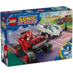 LEGO® Sonic the Hedgehog™ Silver autója Knuckles monster truckja ellen